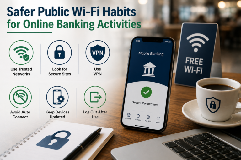 Safer Public Wi-Fi Habits for Online Banking Activities