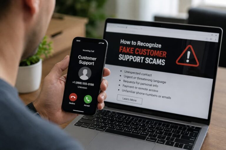 How to Recognize Fake Customer Support Scams